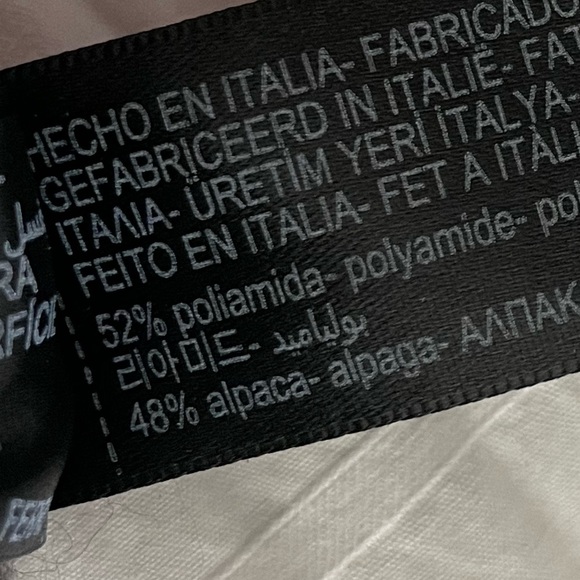 Massimo Dutti Italy Alpaca Wool Blend Animal Print Sweater XS Sleeveless $298 - Picture 9 of 10